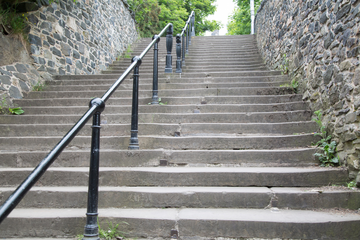Stairs at Calton Hill